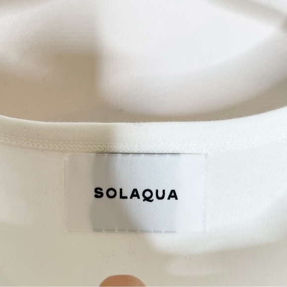 The Frankie Shop Solaqua The Marlo Drop Waist Maxi Dress Ivory - Picture 6 of 9